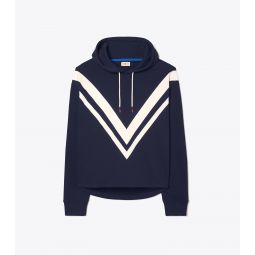 FRENCH TERRY CHEVRON HOODIE