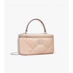 KIRA DIAMOND QUILT VANITY CASE