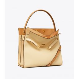 LEE RADZIWILL PEBBLED DOUBLE BAG