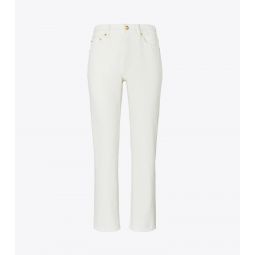 MID-RISE CROPPED JEANS