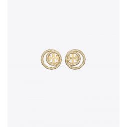 MILLER PAVEE DOUBLE RING STUD
