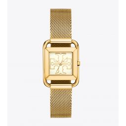 MILLER WATCH, MESH/GOLD-TONE STAINLESS STEEL