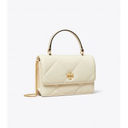 MINI KIRA DIAMOND QUILT TOP-HANDLE CROSSBODY