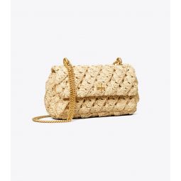 MINI KIRA WOVEN FLAP BAG