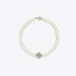 MOONDANCE PEARL AND PAVE BRACELET