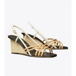 MULTI-STRAP ESPADRILLE WEDGE