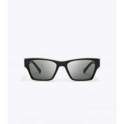 OUTLINED RECTANGLE SUNGLASSES