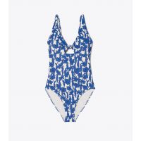 PRINTED KNOT ONE-PIECE