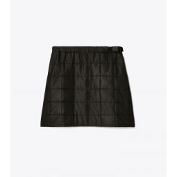 QUILTED MINI SKIRT