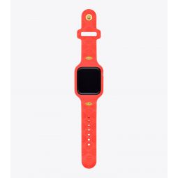 T MONOGRAM BAND FOR APPLE WATCH, SILICONE