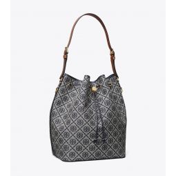 T MONOGRAM OVERSIZED BUCKET BAG