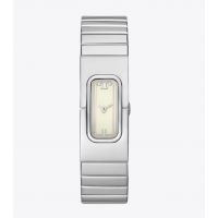 T WATCH, SILVER-TONE STAINLESS STEEL