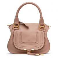 Marcie blush leather double carry bag