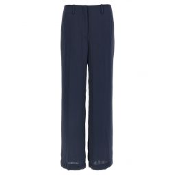 silk effect trousers