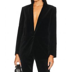 casual blazer in black