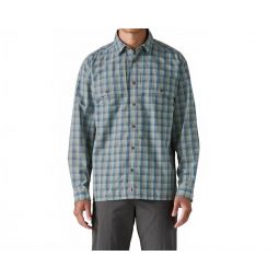 long sleeve island hopper shirt in dipper utility blue