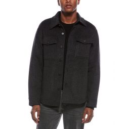 wool & cashmere-blend shirt jacket