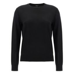 classic black wool sweater
