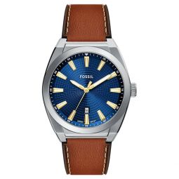 mens everett blue dial watch