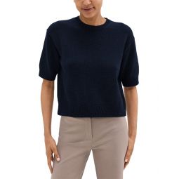crop cashmere t-shirt