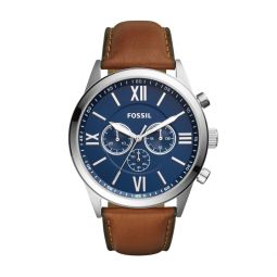 mens flynn chronograph, stainless steel watch