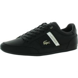 mens leather low top casual shoes