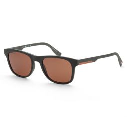 unisex 54mm brown sunglasses
