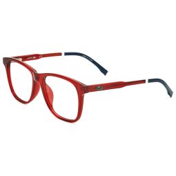 unisex 49mm red opticals