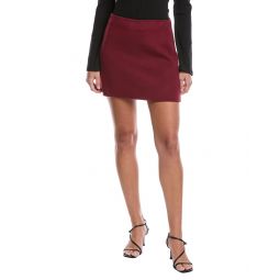 wool & cashmere-blend mini skirt