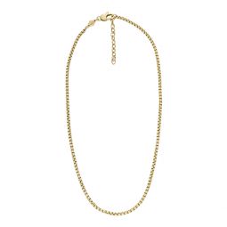 mens ellis core chains gold-tone stainless steel chain necklace