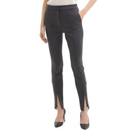 high-waist slim pant