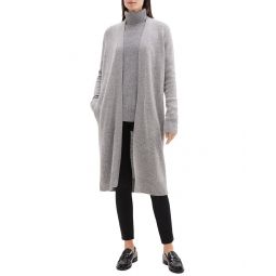long wool & cashmere-blend sweater cardigan