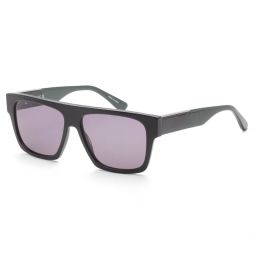 mens 57mm black sunglasses