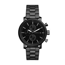 mens rhett multifunction, black stainless steel watch