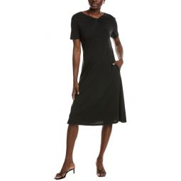 interlock wool-blend dress