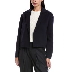 relax wool & cashmere-blend cardigan jacket