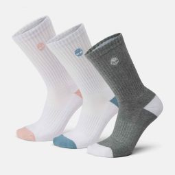 womens sagamore beach 3-pack half cushion crew sock