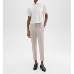 treeca pant in good wool in mink