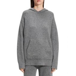 cashmere & wool-blend cozy hoodie