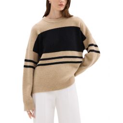 colorblock wool & cashmere-blend sweater