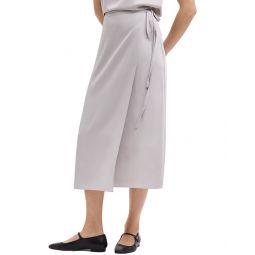 silk tie wrap skirt