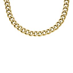 mens ellis core chains gold-tone stainless steel chain necklace