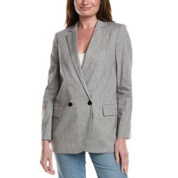 double breasted oversized boy jacket