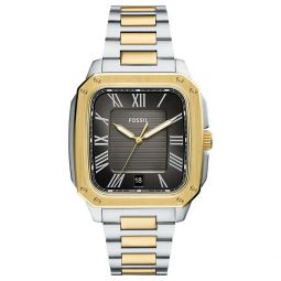 mens crosby black dial watch