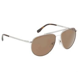 unisex grey sunglasses in brown