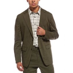 clinton linen-blend blazer