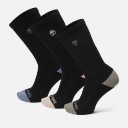 womens sagamore beach 3-pack half-cushion crew sock