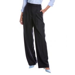 pleated wool pant
