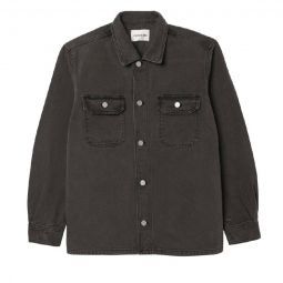 denim pocket cotton overshirt