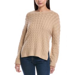 karina cable wool & cashmere-blend sweater